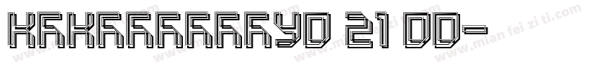 KSKRRYXNQU0 21 00字体转换